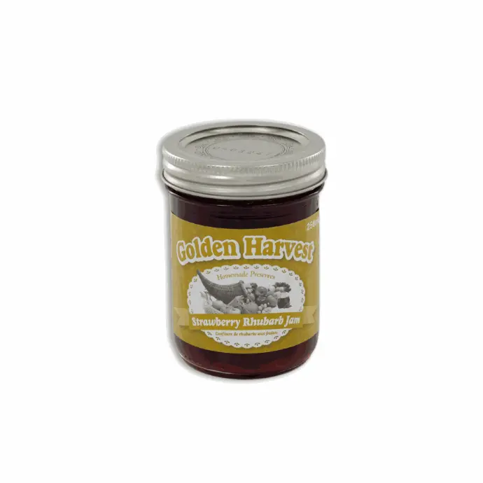 Strawberry Rhubarb Jam 250ml