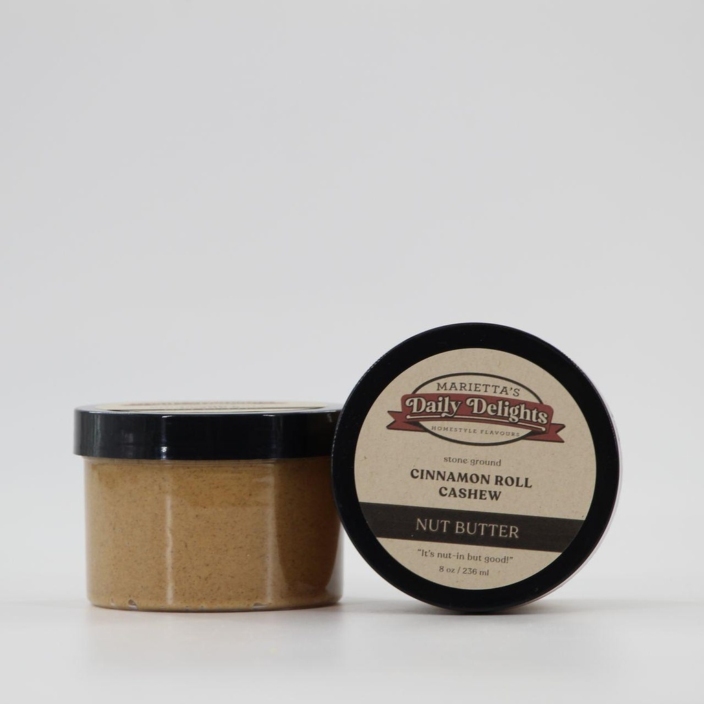 Cinnamon Roll Cashew Butter, 4 oz
