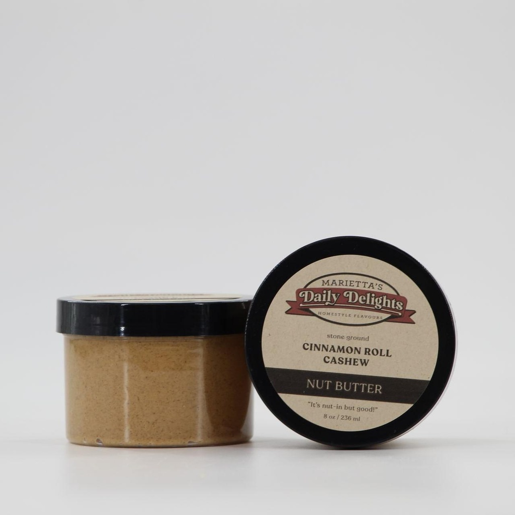 Cinnamon Roll Cashew Butter, 8 oz