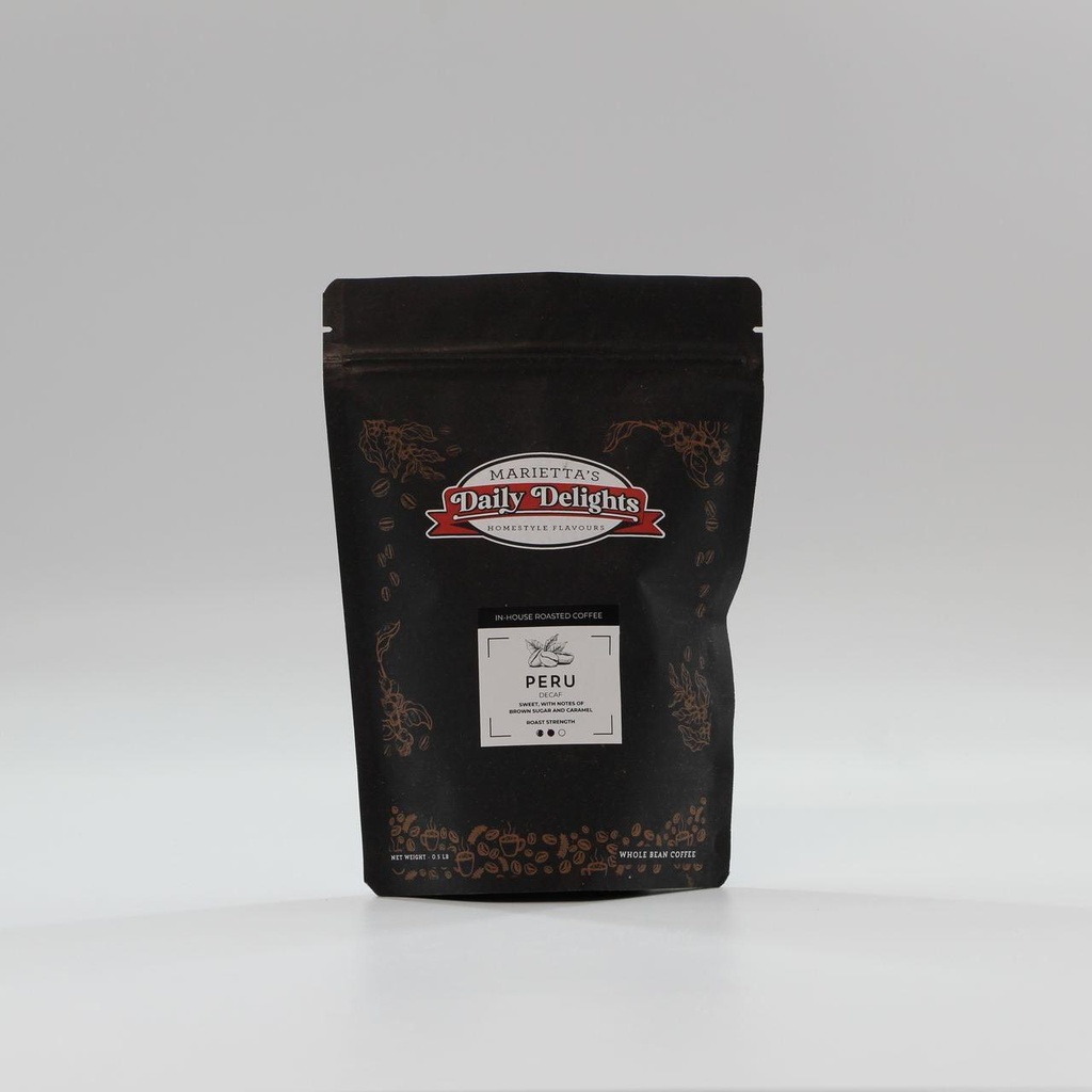 1/2 lb Peru Decaf Coffee